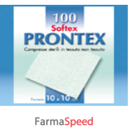 garza in tessuto non tessuto prontex soft 18x40cm 12 pezzi