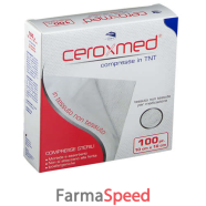 garza compressa in tessuto non tessuto ceroxmed 18x40cm 12 pezzi