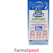 cerotto callifugo sagomato per calli molli interdigitali applicare su formazione cornee molli igienepiede 6 pezzi