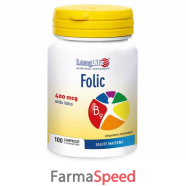 longlife folic 400 mcg 100 compresse