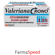 valeriana crono 135 con duoflavina fast action 30 compresse
