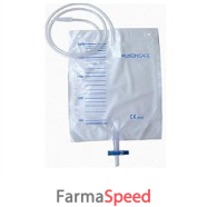 sacca di drenaggio letto per incontinenza 2000ml in pvc con tubo di raccordo 130cm diametro 5x7mm monouso 30 pezzi