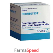 contenitore urine prontotest tappo a vite