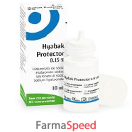 hyabak protector soluzione oftalmica sodio ialuronato 0,15% flacone 10ml