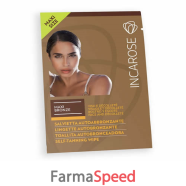 incarose maxi bronze salviette autoabbronzanti viso e decollete 10 ml