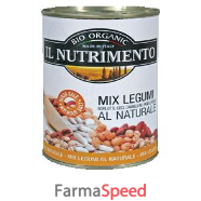 il nutrimento mix 4 legumi al naturale senza sale aggiunto 400 g