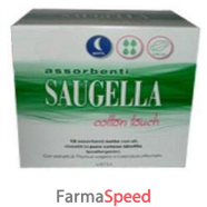 saugella cotton touch assorbenti notte 12 pezzi taglio prezzo