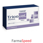 tricovel donna integratore alimentare con nutrienti specifici per capelli 30 compresse