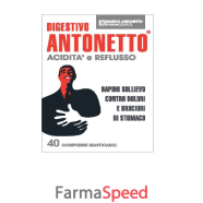 digestivo antonetto acidita' e reflusso 40 compresse masticabili