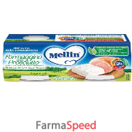 mellin baby formaggino con prosciutto 2 x 80 g