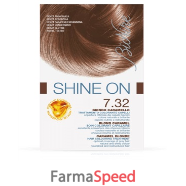 bionike shine on trattamento colorante capelli biondo caramello 7.32