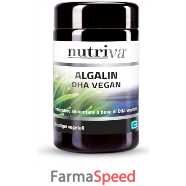 nutriva algalin dha vegan 30 softgel vegetali