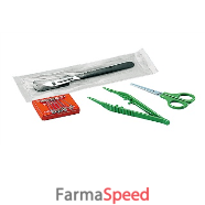 set di strumenti sos monouso in plastica