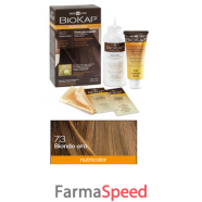 biokap nutricolor 7,3 new biondo oro tinta tubo + flacone