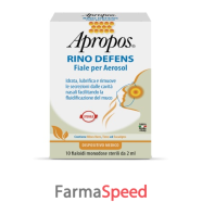 apropos rino defens 10 fiale per aerosol 2 ml