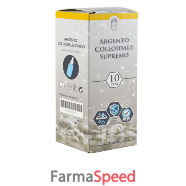 argento colloidale supremo 10ppm certificato con contagocce 100 ml