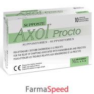 axol procto 10supposte 2g