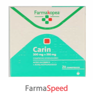 carin -  200 mg + 330 mg compresse effervescenti 20 compresse 