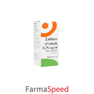 zaditen oftabak*collirio 5 ml 0,25 mg/ml