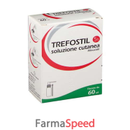 trefostil - 50 mg/ml soluzione cutanea 1 flacone pet 60 ml con pipetta graduata ps/pe e dosatore a pompa con applicatore