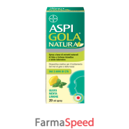 aspi gola natura spray menta/limone 20 ml