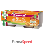 plasmon omog 4 frutti 2x80g