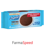inglese tortino cacao senza zuccheri aggiunti 160 g
