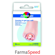 master-aid foot care cerotto gel calli taglia l 6 pezzi