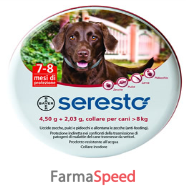 seresto collare cani 4,50+2,03g da 8kg 