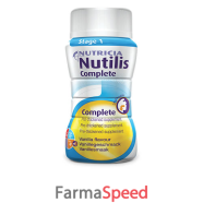 nutilis complete stage 1 vaniglia 4x125 ml