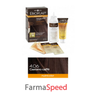 biokap nutricolor 4,06 new castano caffe' tinta tubo + flacone