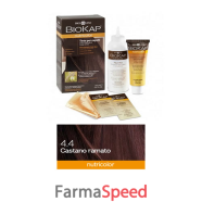 biokap nutricolor 4,4 new castano ramato tinta tubo + flacone