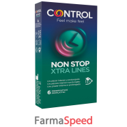 control non stop xtra lines 6 pezzi