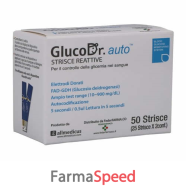  gluco dr auto  strisce misurazione glicemia 50 pezzi