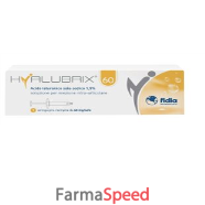 hyalubrix 60 mg 1 pezzo siringa intra articolare acido ialuronico 1,5% 60 mg 2 ml 