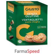 giusto senza glutine ventaglietti 6x25 g