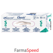 guanto in lattice monouso non sterile con polvere naturex 626 classic misura small 100 pezzi