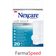 cerotto nexcare soft touch 20 pezzi assortiti