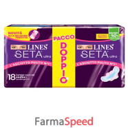 lines seta ultra assorbenti lunghi 18 pezzi