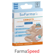cerotto classico assortiti 20 pezzi sofarmapiu'