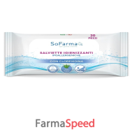 salviettine igienizzanti pocket clorexidina 20 pezzi sofarmapiu'