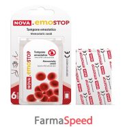 nova emostop tampone emostatico 6 pezzi