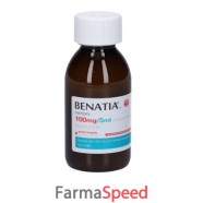 benatia - bambini 100mg/5ml sospensione orale gusto fragola senza zucchero 1 flacone da 150ml con siringa dosatrice