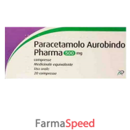 paracetamolo (aurobindo pharma) - 500 mg compresse 20 compresse in blister pvc-pvc/al