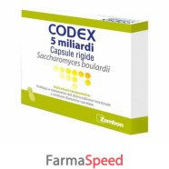 codex - 5 miliardi capsule rigide, 30 capsule in blister pvc/al