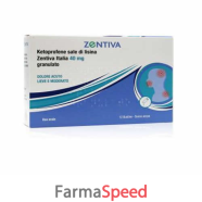 ketoprofene s lisina zen - 40 mg granulato 12 bustine in carta/al/pe