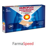 nuroflex dolori musc - 200 mg cerotto medicato 4 cerotti in bustina pet/ldpe/al/ldpe