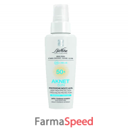 bionike aknet sun protezione molto alta spf50+ 50 ml