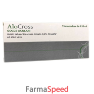 alocross soluzione oftalmica lubrificante 15 oftioli 0,35 ml