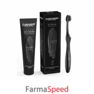 curasept black luxury whitening dentifricio 75 ml + spazzolino